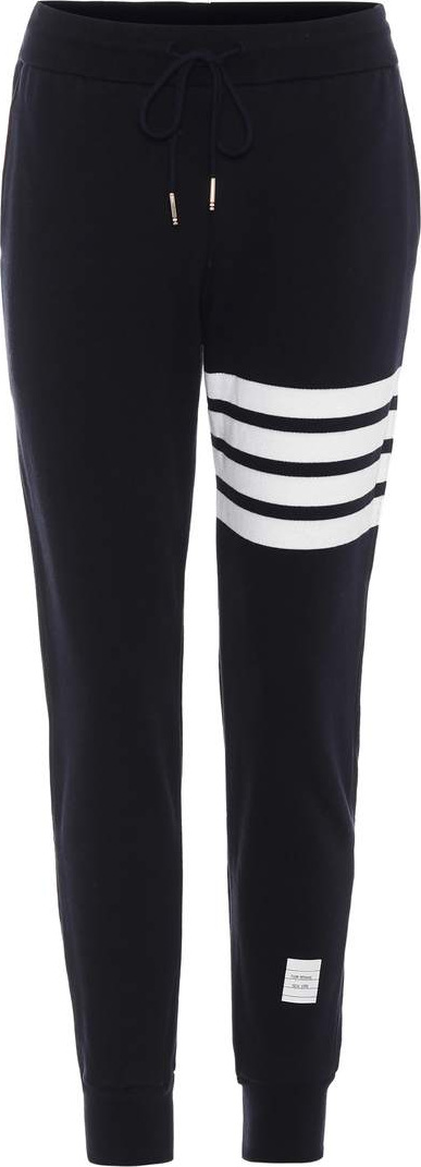 Thom Browne Striped cotton trackpants