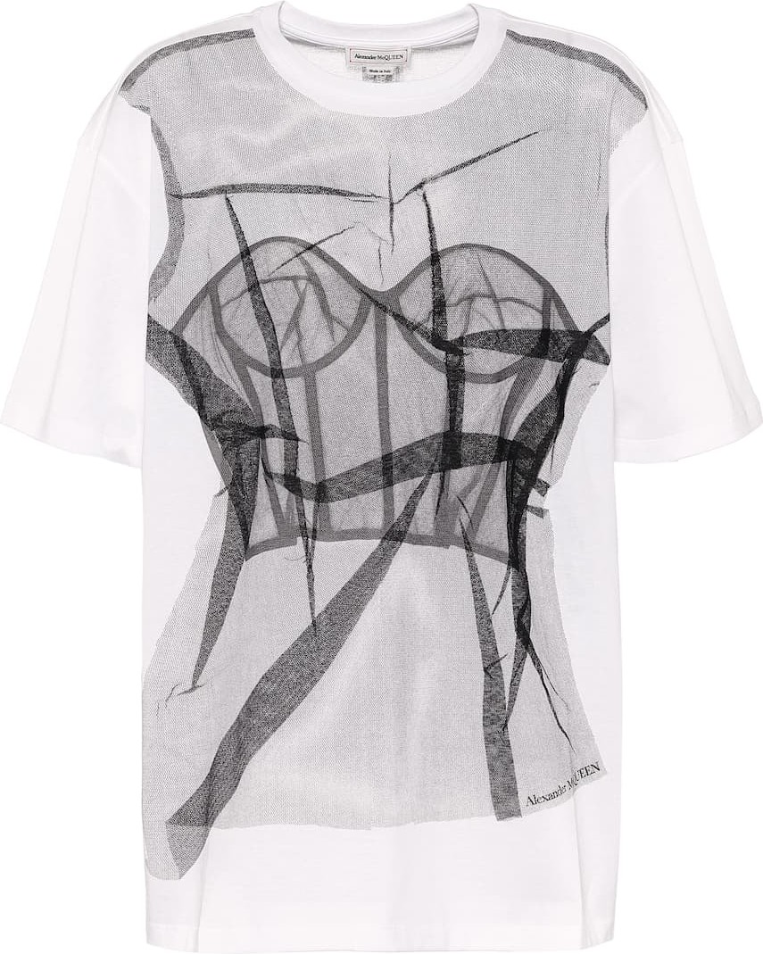 Alexander McQueen Cotton-jersey T-shirt