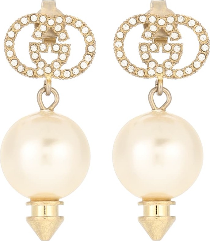 Gucci GG crystal-embellished earrings