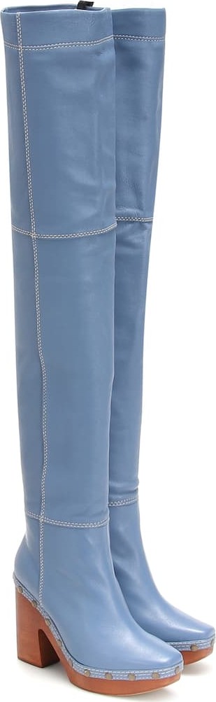 Jacquemus Les Bottes Sabots Hautes leather boots