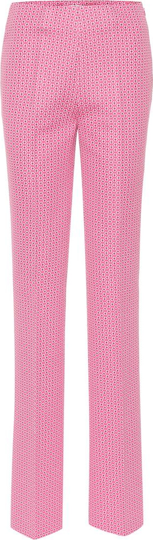 Miu Miu Printed cotton-blend pants