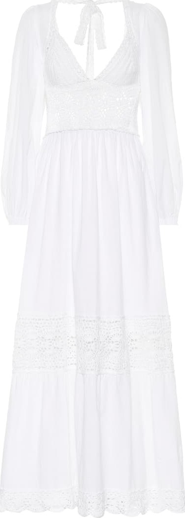 Anna Kosturova Victoriana cotton maxi dress