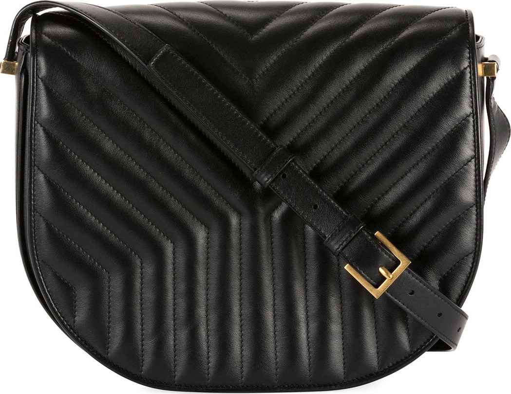 Saint Laurent Quilted Y Satchel Shoulder Bag