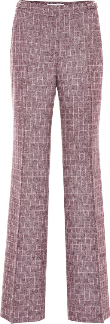 Gabriela Hearst Torres check wool-blend pants
