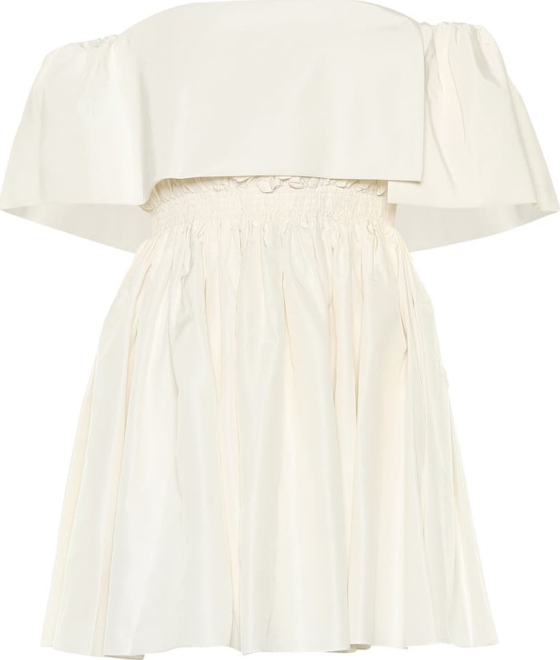 Alex Perry Elodie silk grosgrain minidress