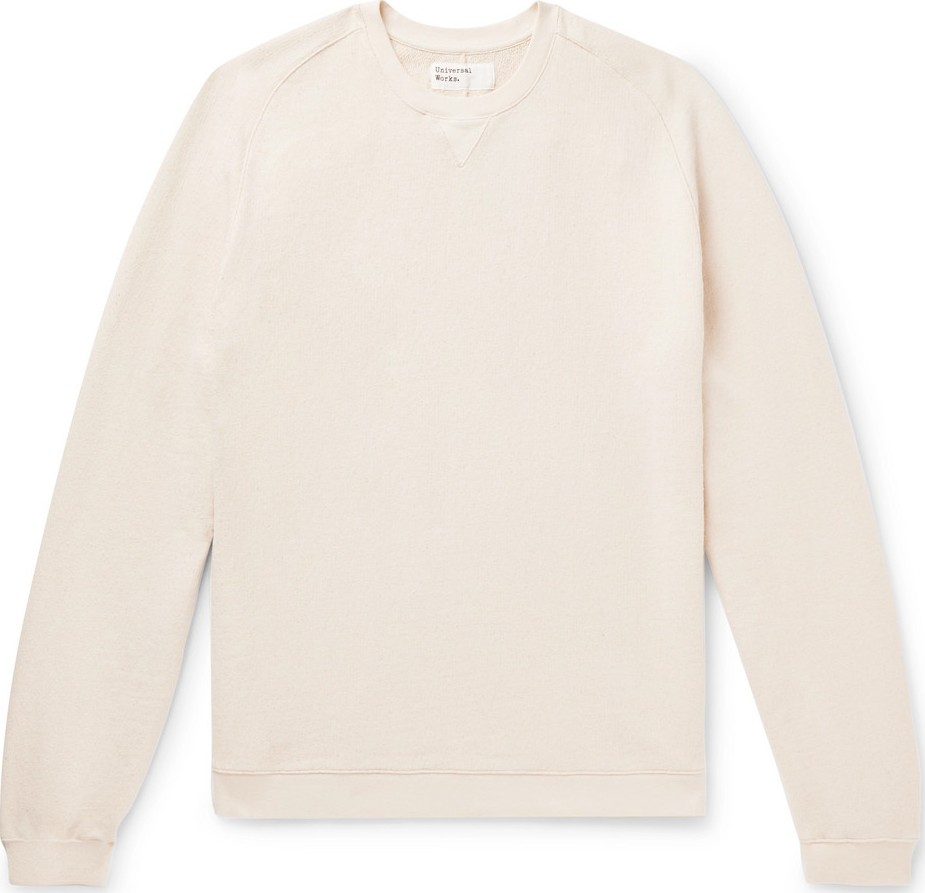 Universal Works Loopback Cotton-Jersey Sweatshirt
