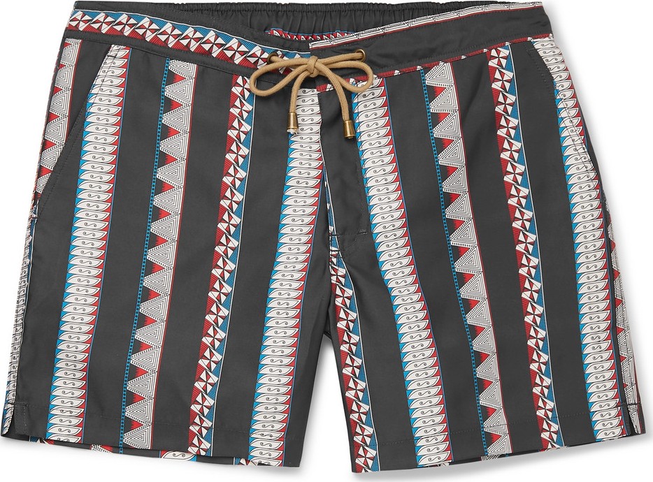 Thorsun Titan Mid-Length Printed Swim Shorts