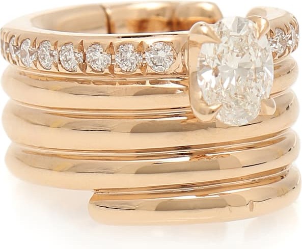 REPOSSI Blast 18kt rose-gold ear cuff with diamonds