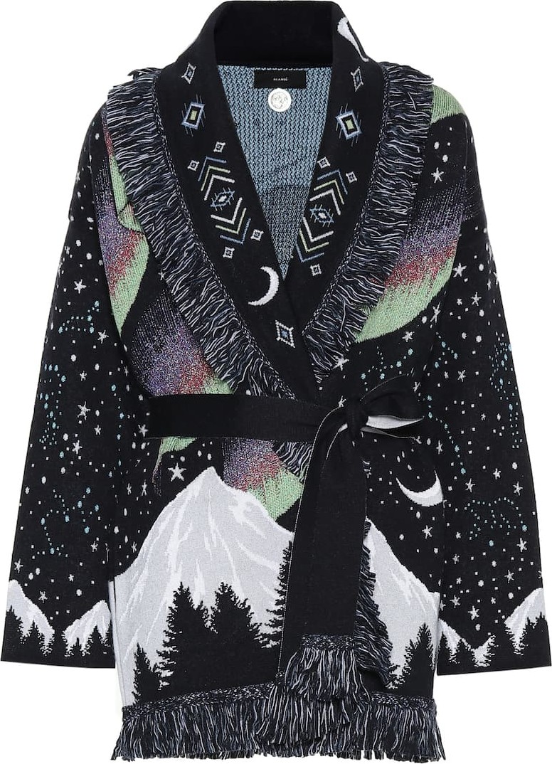 Alanui Circle of Life wool-blend cardigan