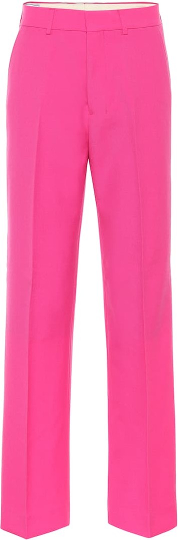 AMI Wide-leg wool pants