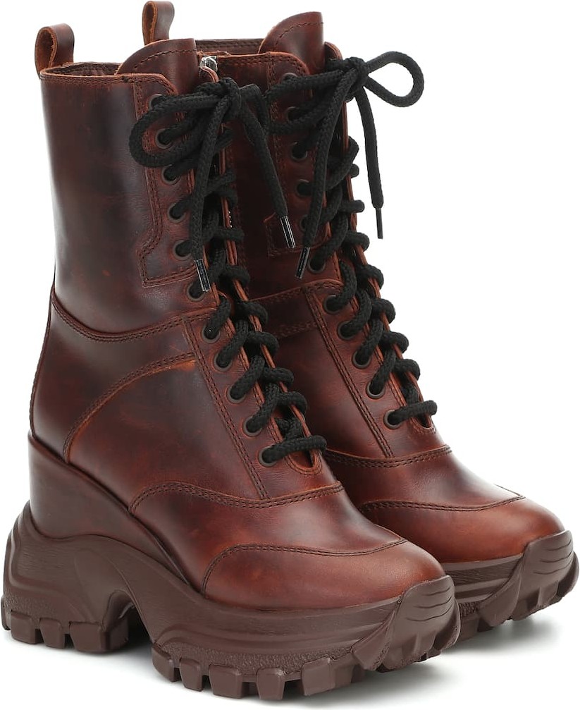 Miu Miu Leather ankle boots