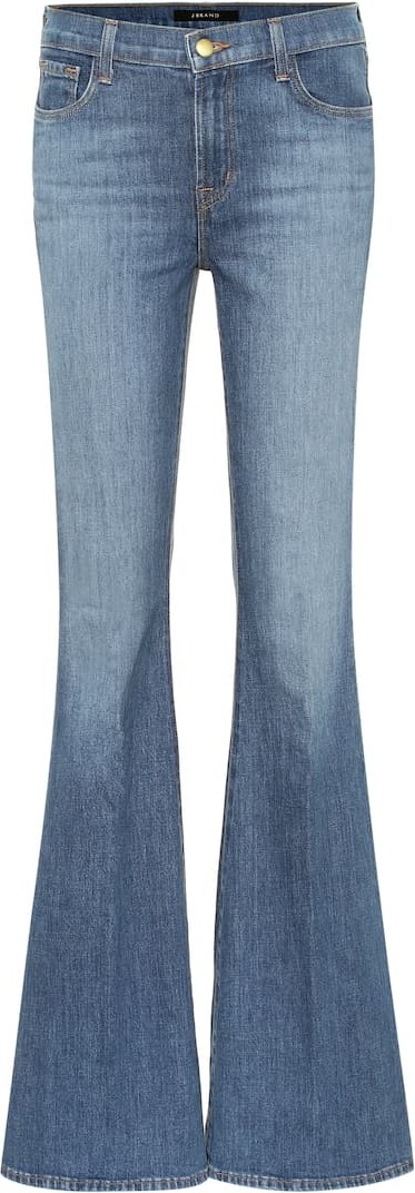 J BRAND Valentina high-rise flared jeans