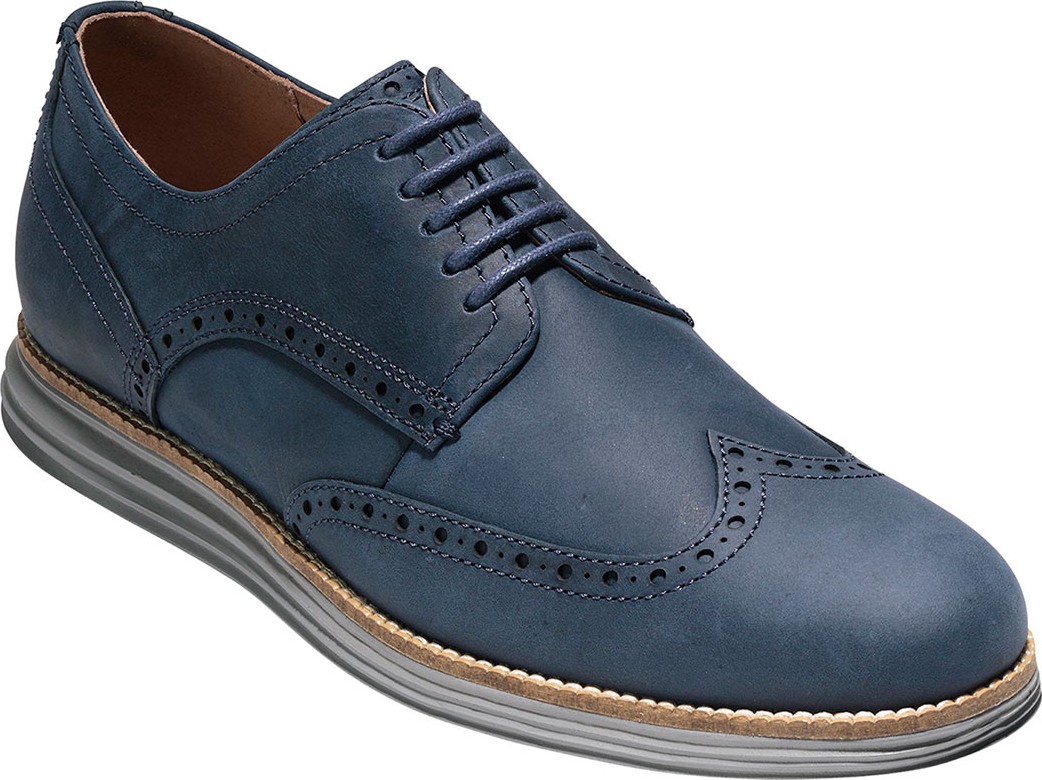Cole Haan Men's Original Grand Nubuck Wing-Tip Oxford
