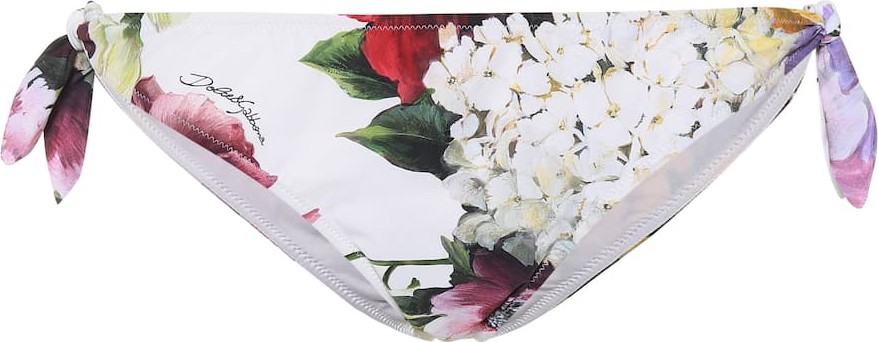 Dolce & Gabbana Floral-printed bikini bottoms