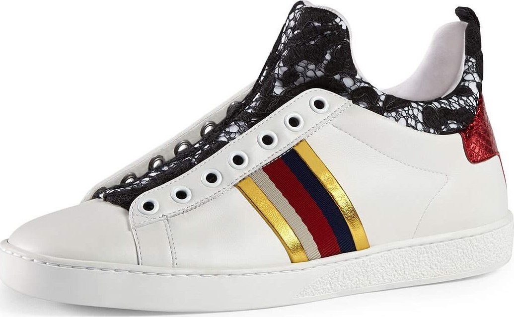 Gucci New Ace High Top Lace Sneaker