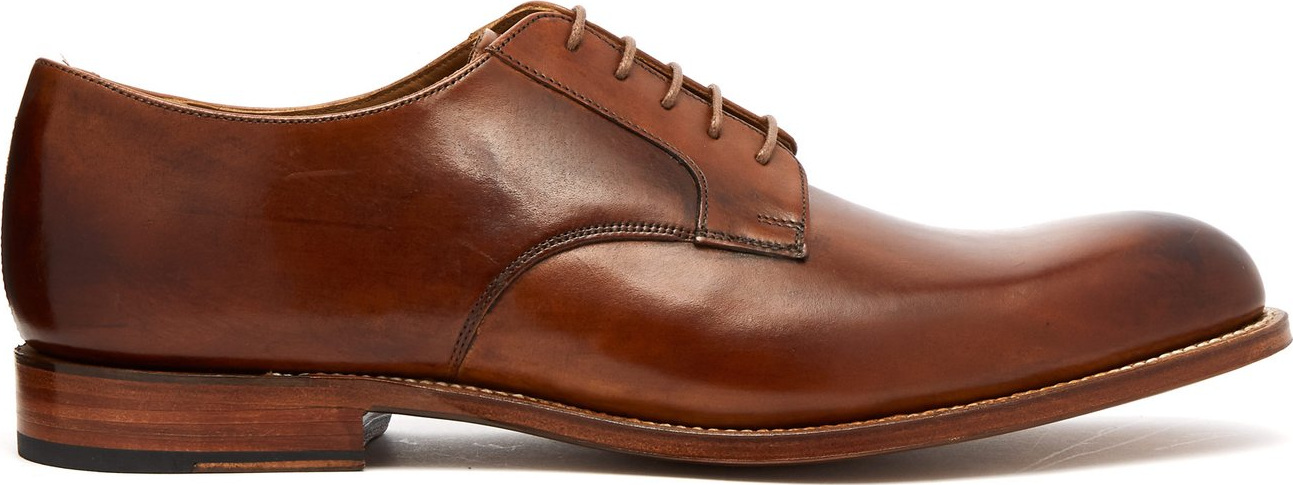 Grenson Liam leather derby shoes