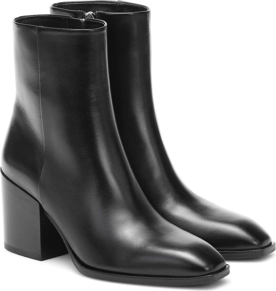 Aeyde Leandra leather ankle boots