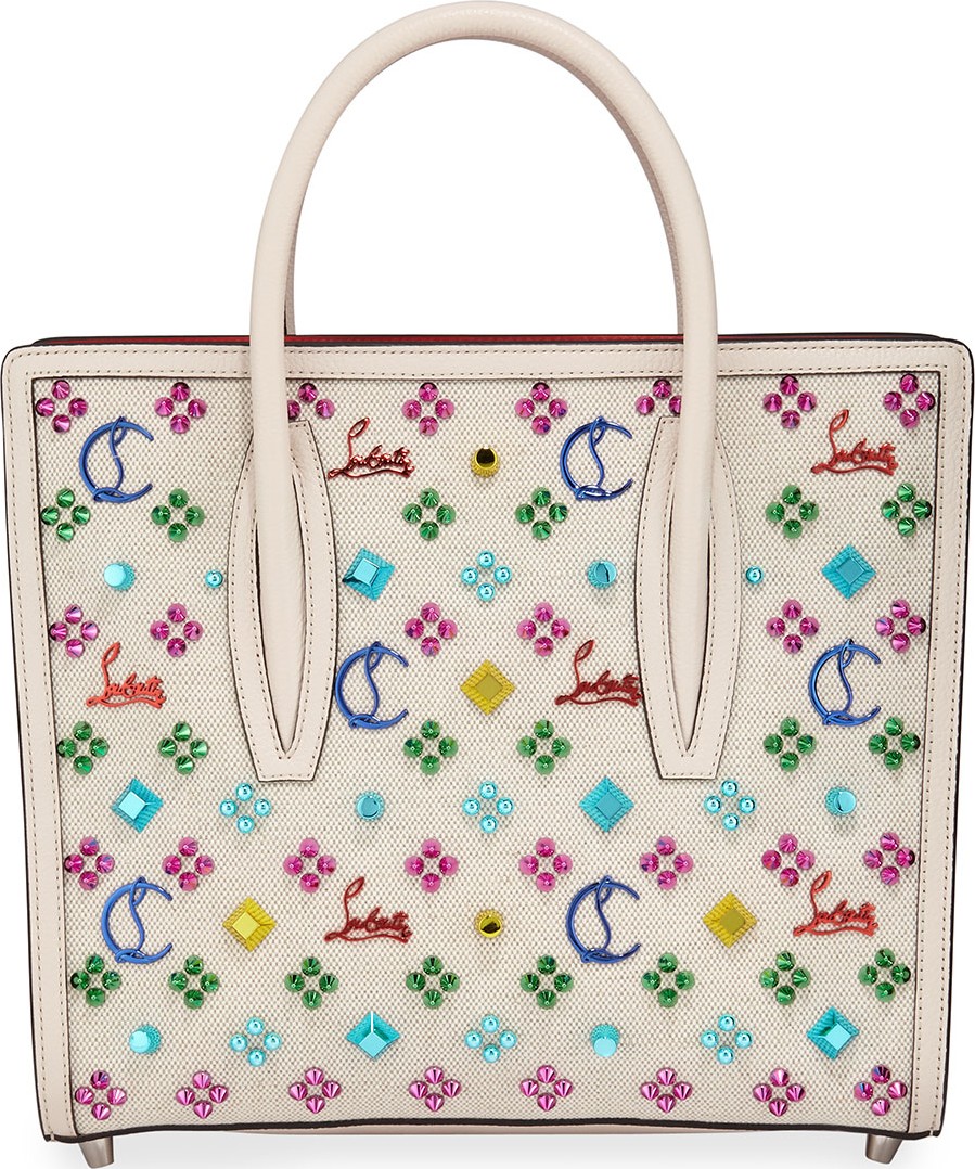 Christian Louboutin Paloma Medium Canvas Tote Bag