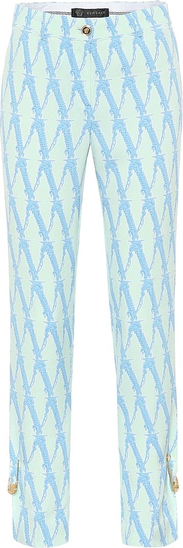 Versace Exclusive to Mytheresa – Printed high-rise pants