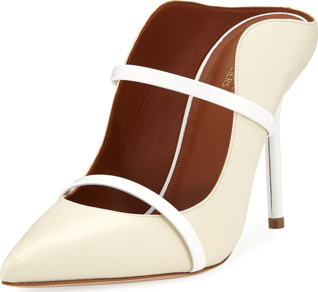 Malone Souliers Maureen Leather Slide Mules