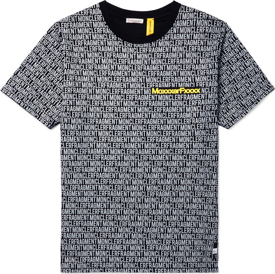 Moncler Genius Moncler 7 Fragment Oversized Logo-Print Cotton-Jersey T-Shirt