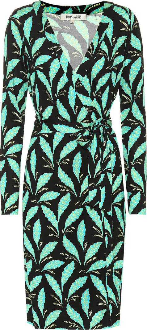 DIANE von FURSTENBERG Julian printed silk wrap dress