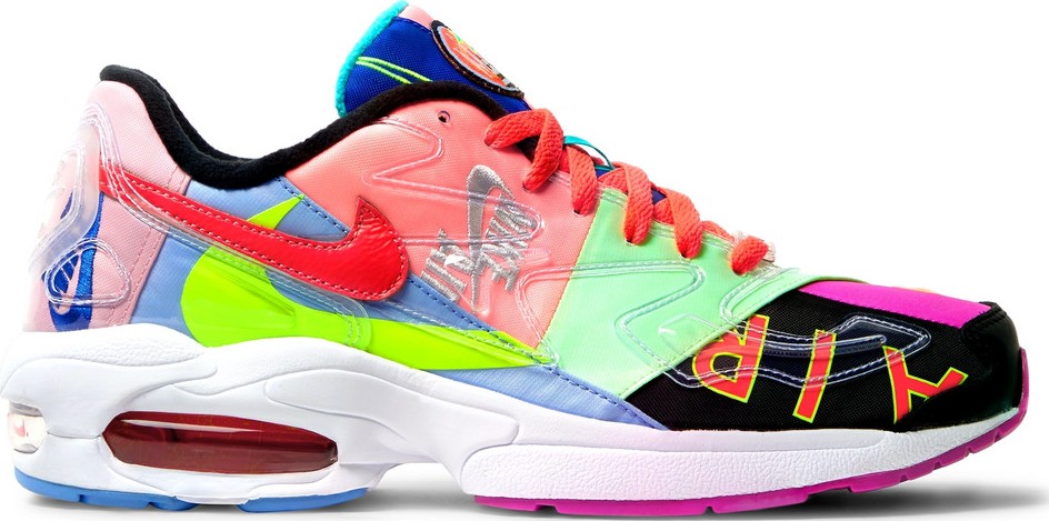 Nike + Atmos Air Max2 Light Canvas and Rubber Sneakers