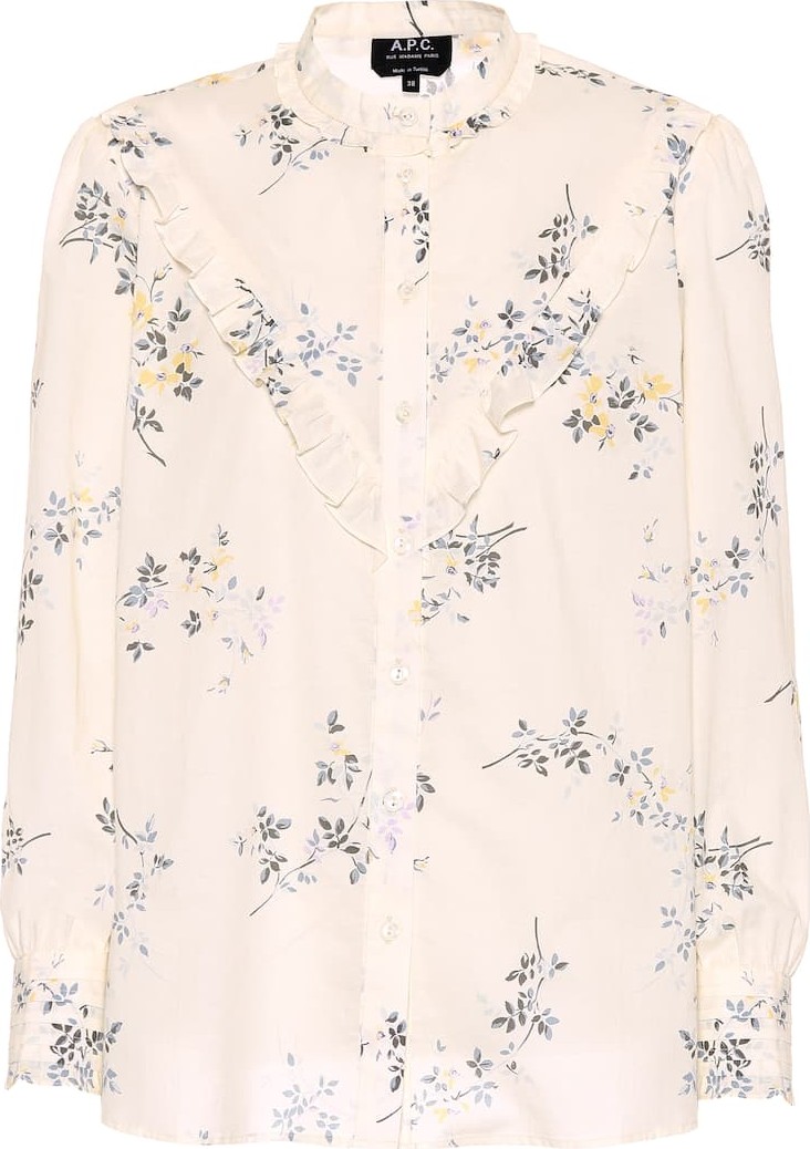 A.P.C. Polly printed cotton top
