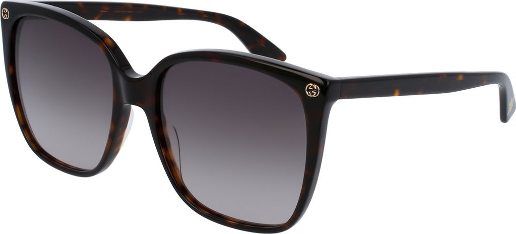 Gucci Square Acetate Sunglasses w/ Interlocking G Detail