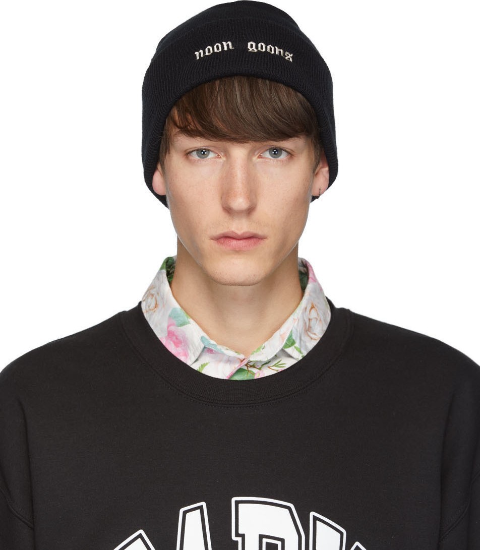 Noon Goons Black Schiridge Beanie