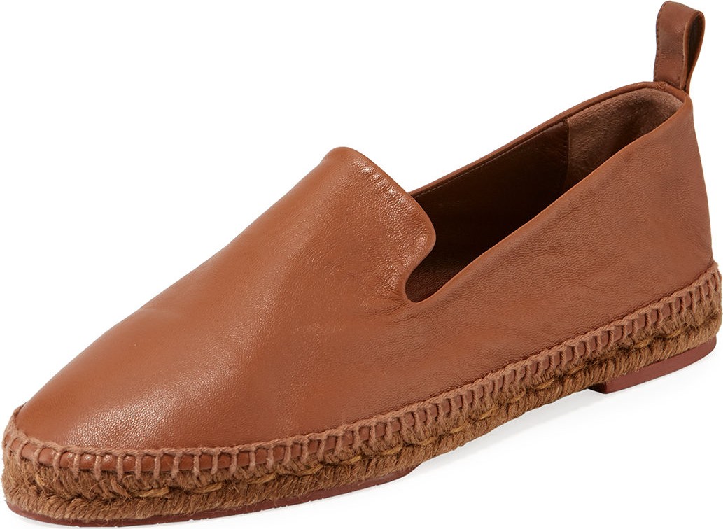 Loro Piana Agata Walk Slip-On Lambskin Espadrilles