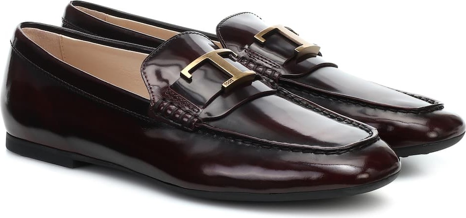 Tod's T leather loafers