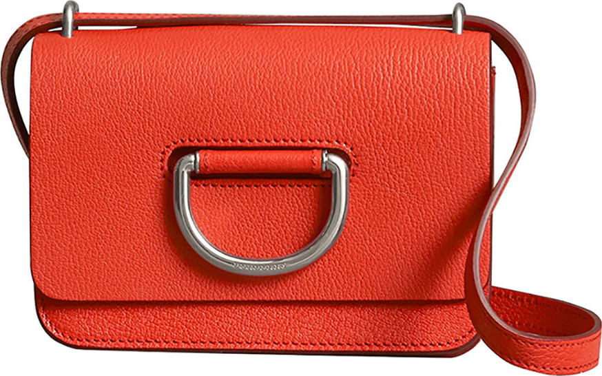 Burberry London England Mini D-Ring Leather Crossbody Bag