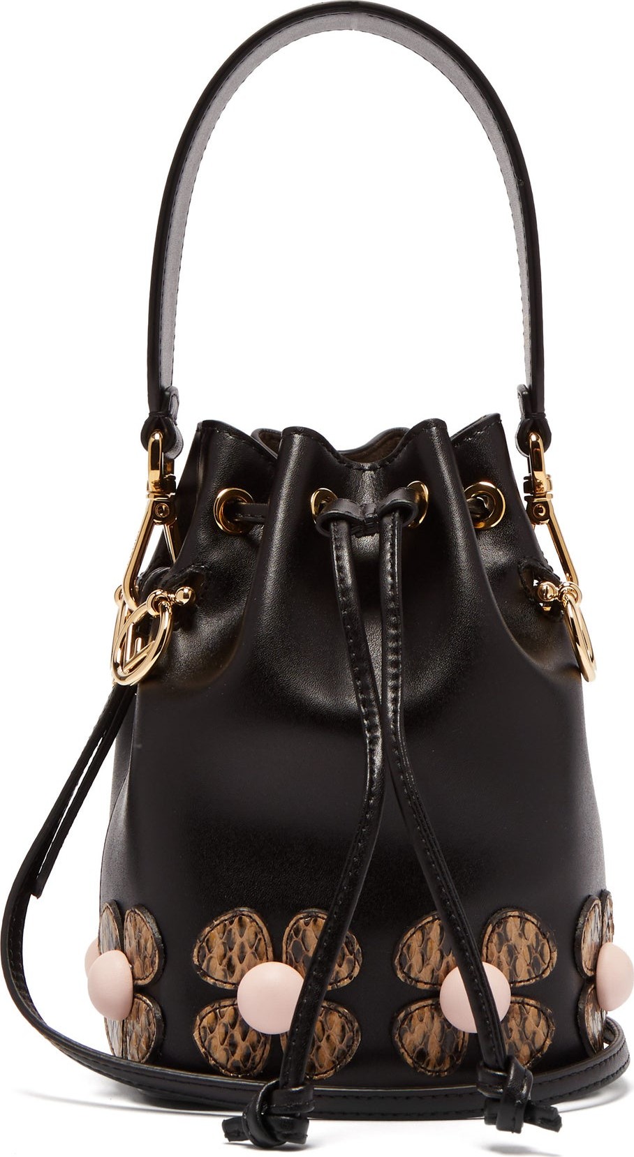 Fendi Mon Tresor flower-appliqué cross-body bag