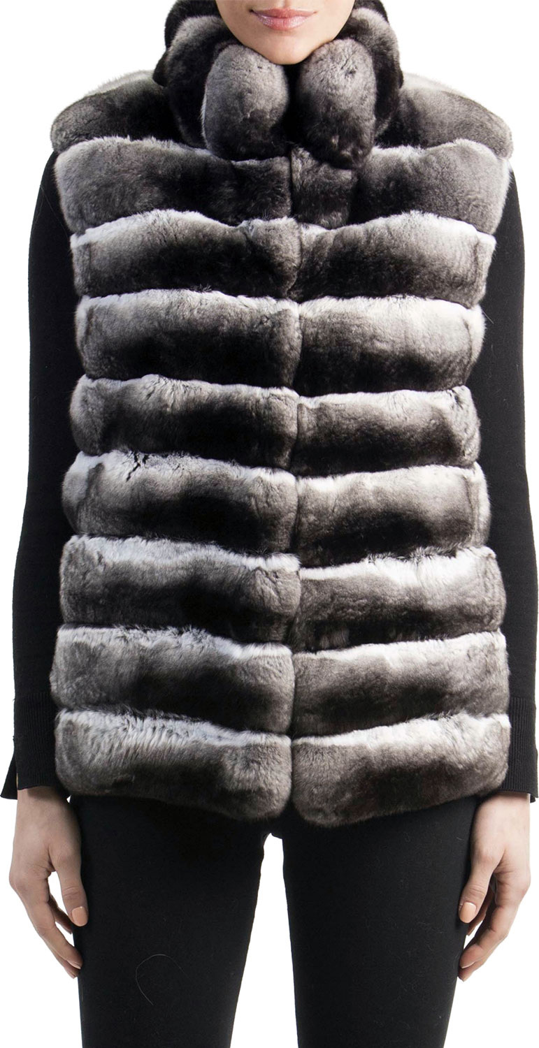 Gorski Chinchilla Fur Vest