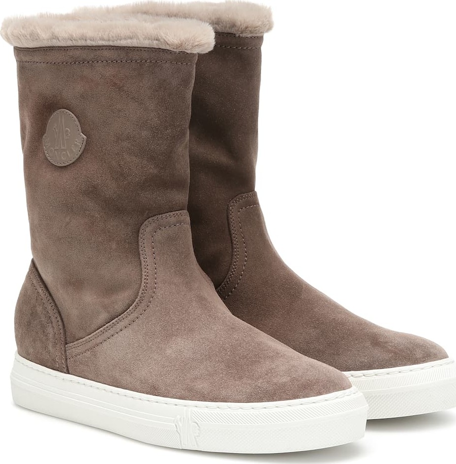 Moncler Arabelle suede boots