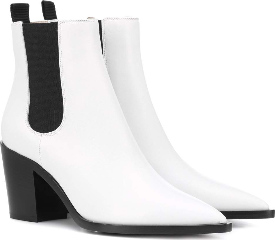 Gianvito Rossi Austin leather Chelsea boots
