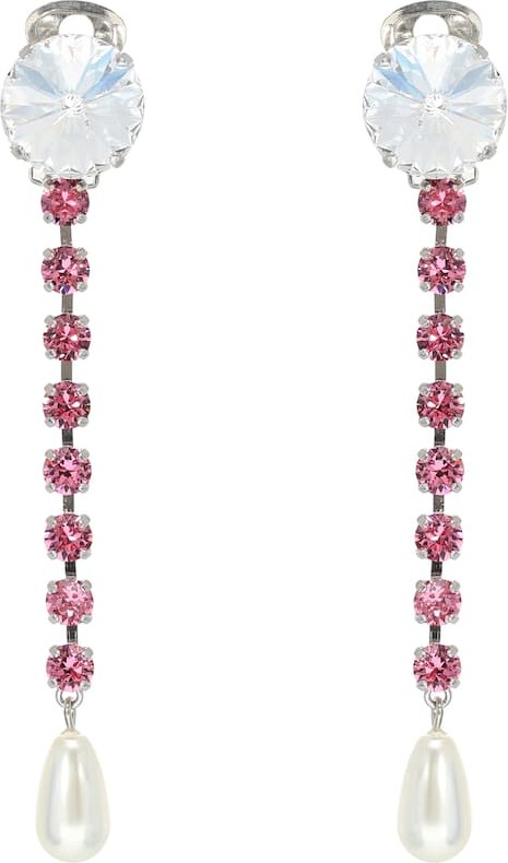 Miu Miu Exclusive to Mytheresa – Embellished clip-on earrings