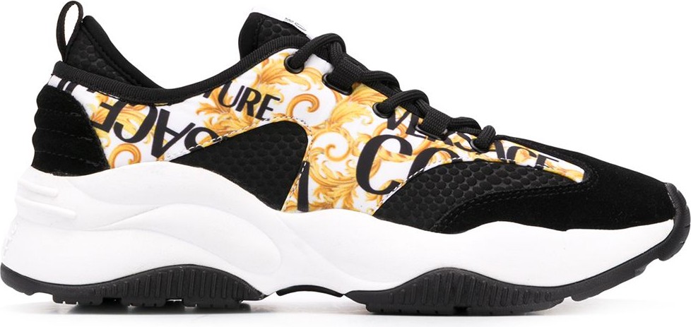 Versace Jeans Couture Baroque-print low-top sneakers