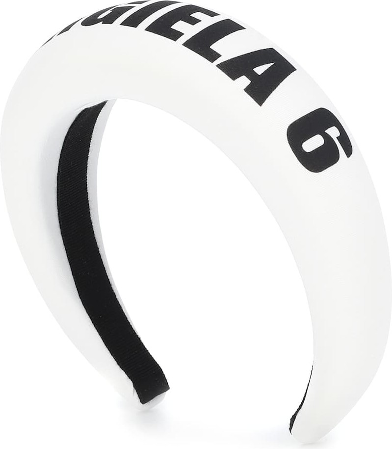 MM6 Maison Margiela Logo padded headband