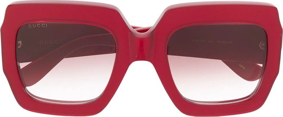 Gucci square shaped sunglasses
