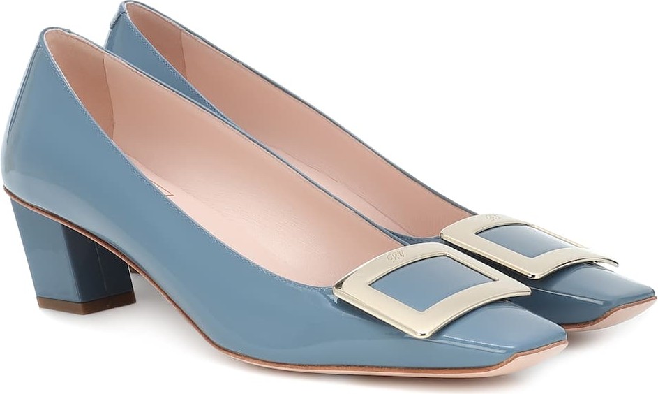 Roger Vivier Belle Vivier 45 patent leather pumps