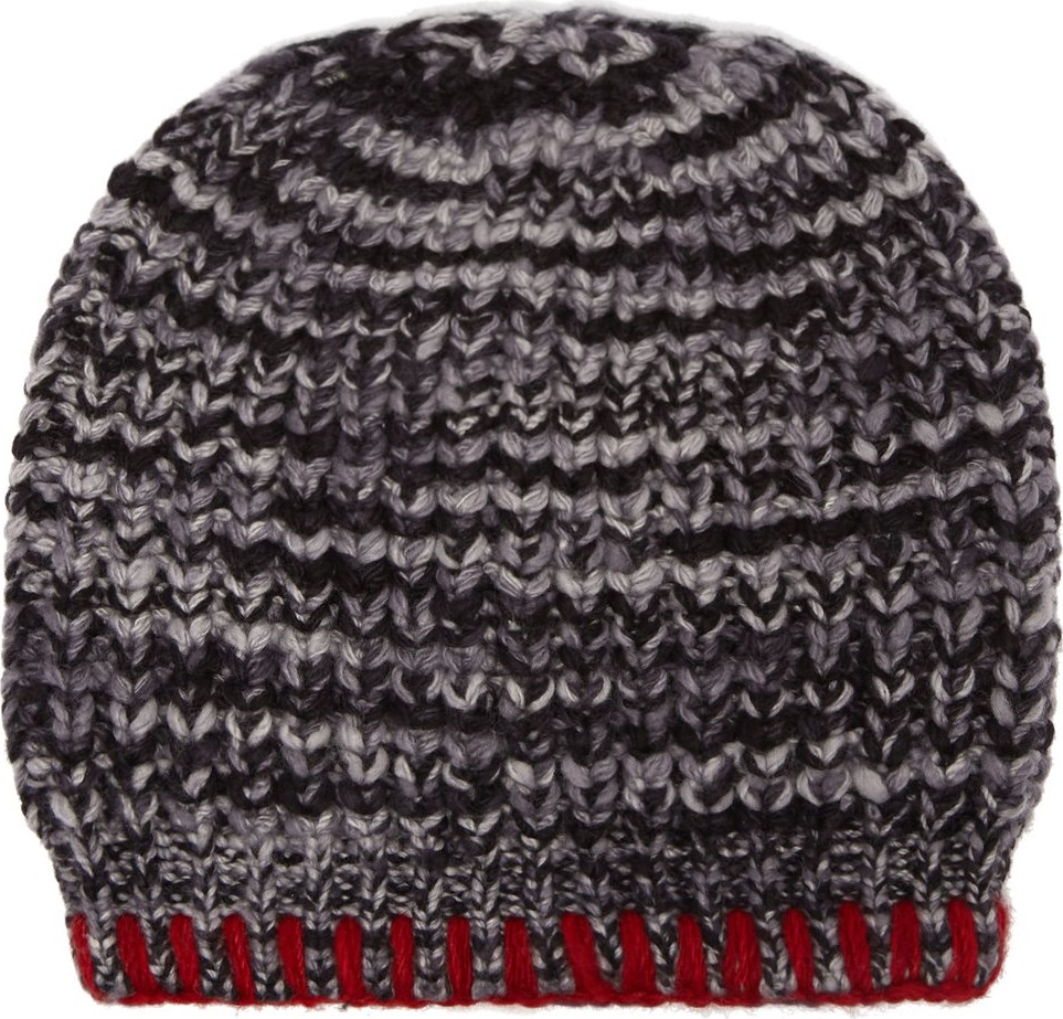 The Elder Statesman Mushroom cashmere beanie hat