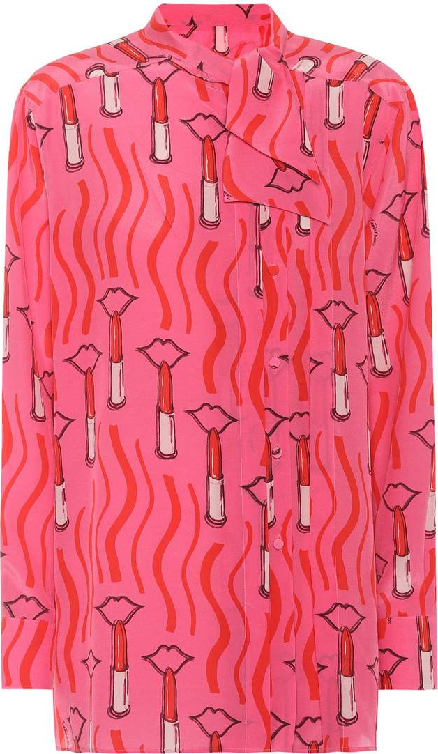 Valentino Printed silk shirt