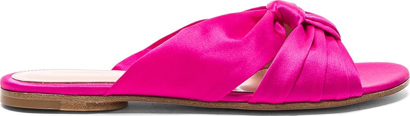 Gianvito Rossi Satin Blair Knot Sandals