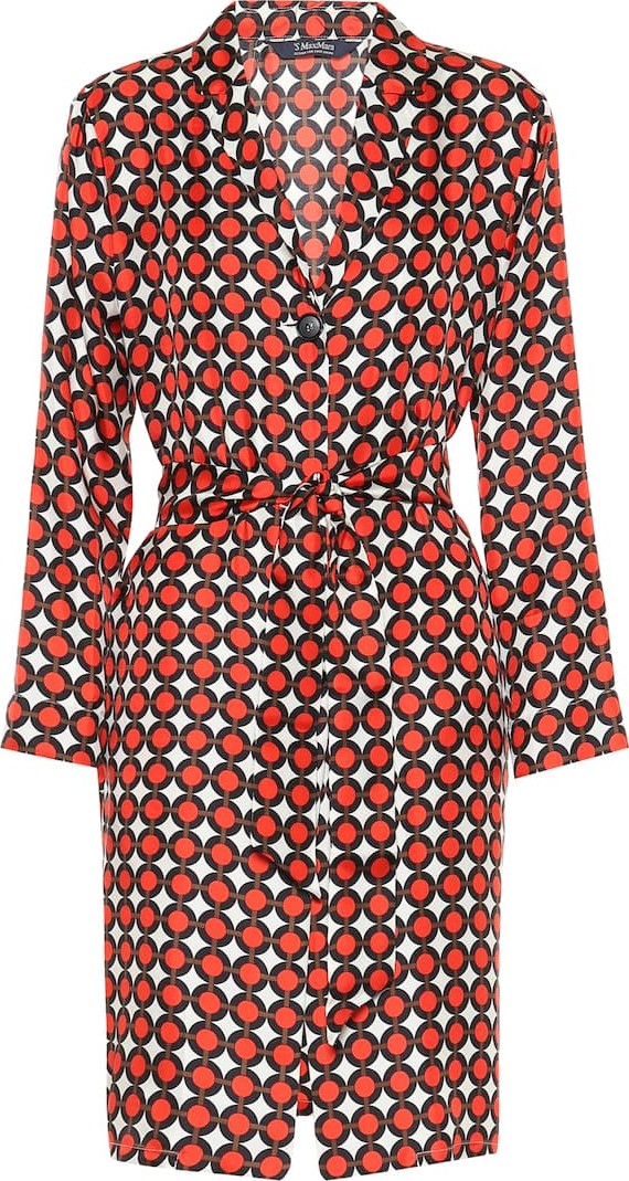 Max Mara Abbaco printed silk jacket