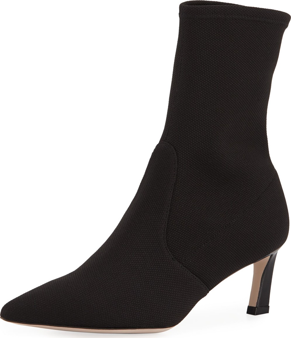 Stuart Weitzman Rapture 55mm Stretch-Sock Booties