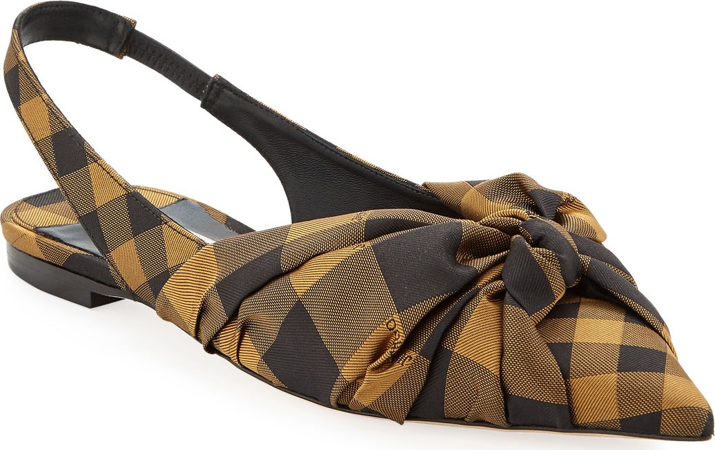 Jimmy Choo Annabell Check Slingback Pumps