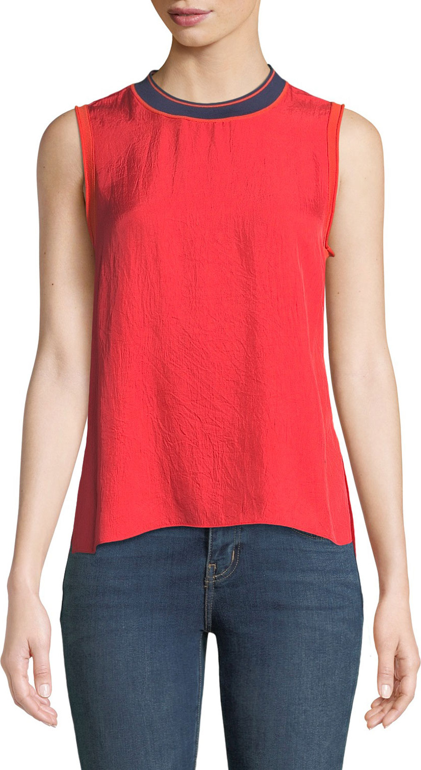 Rag & Bone Nick Sleeveless Crewneck Top