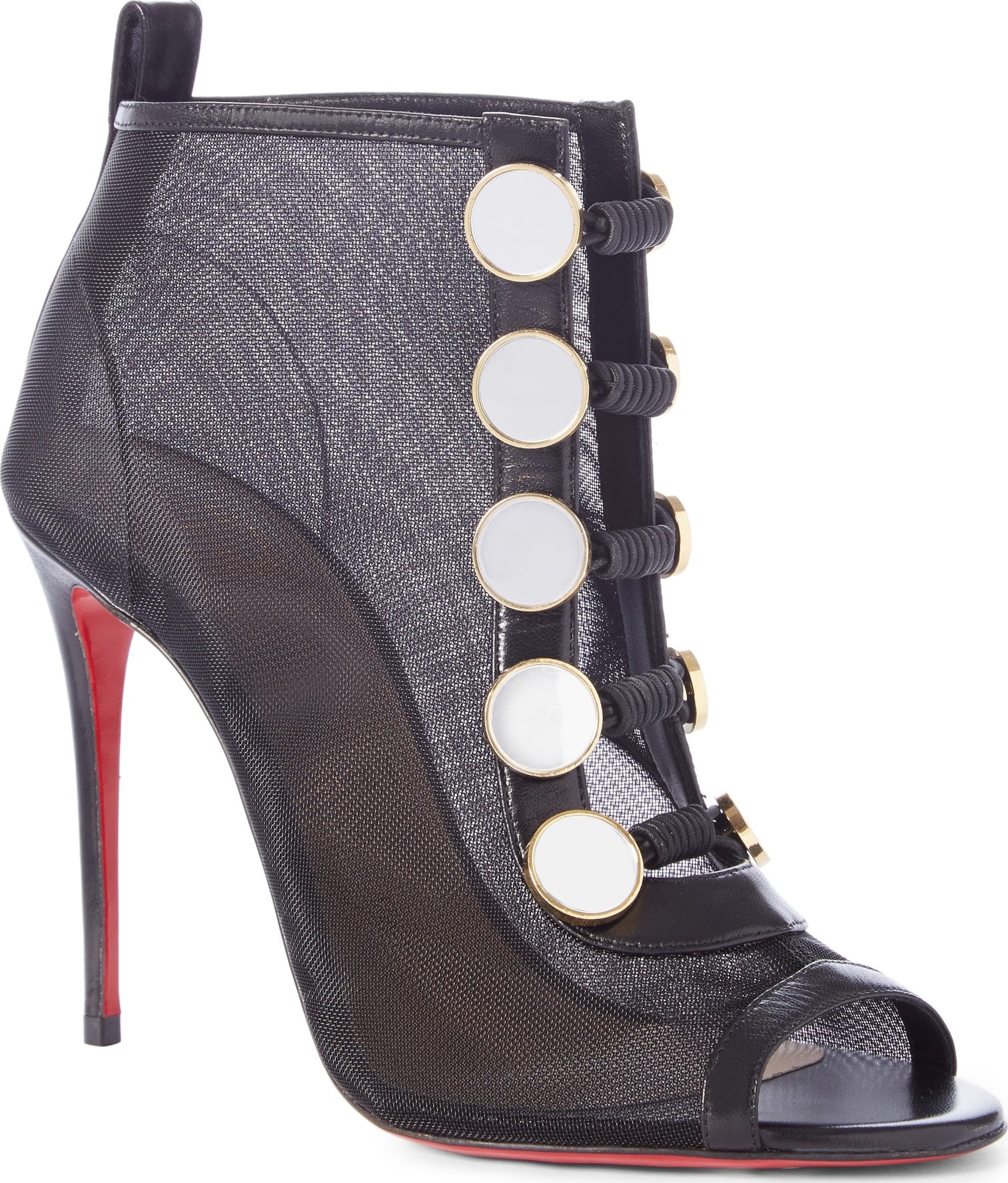 Christian Louboutin Marika Open Toe Bootie